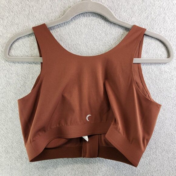 Zyia Active • Sports Bra Coffee Brown Front Zip - Picture 4 of 16